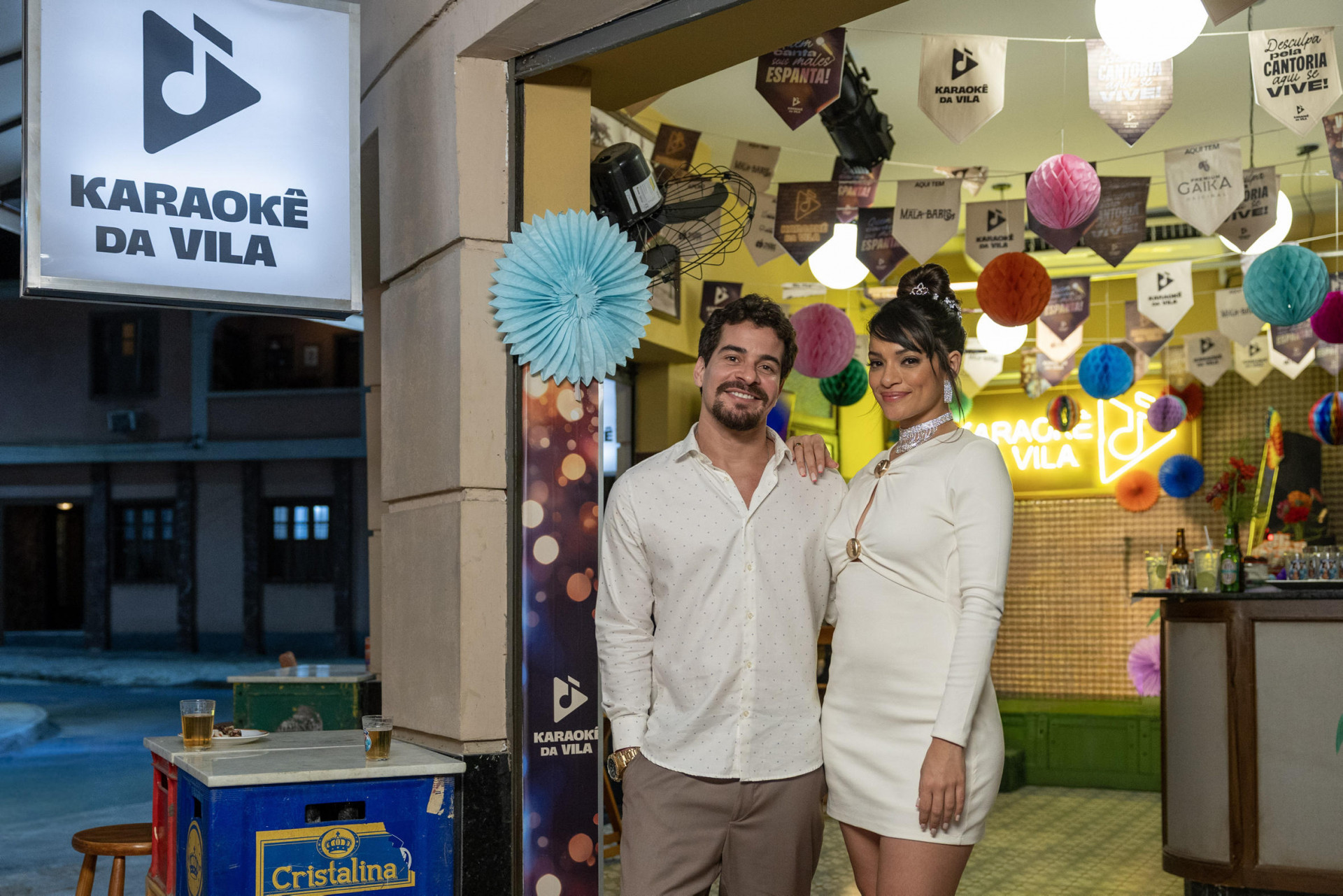 Lucimar (Ingrid Gaigher) e Vasco (Thiago Martins). - Globo | Angélica Goudinho