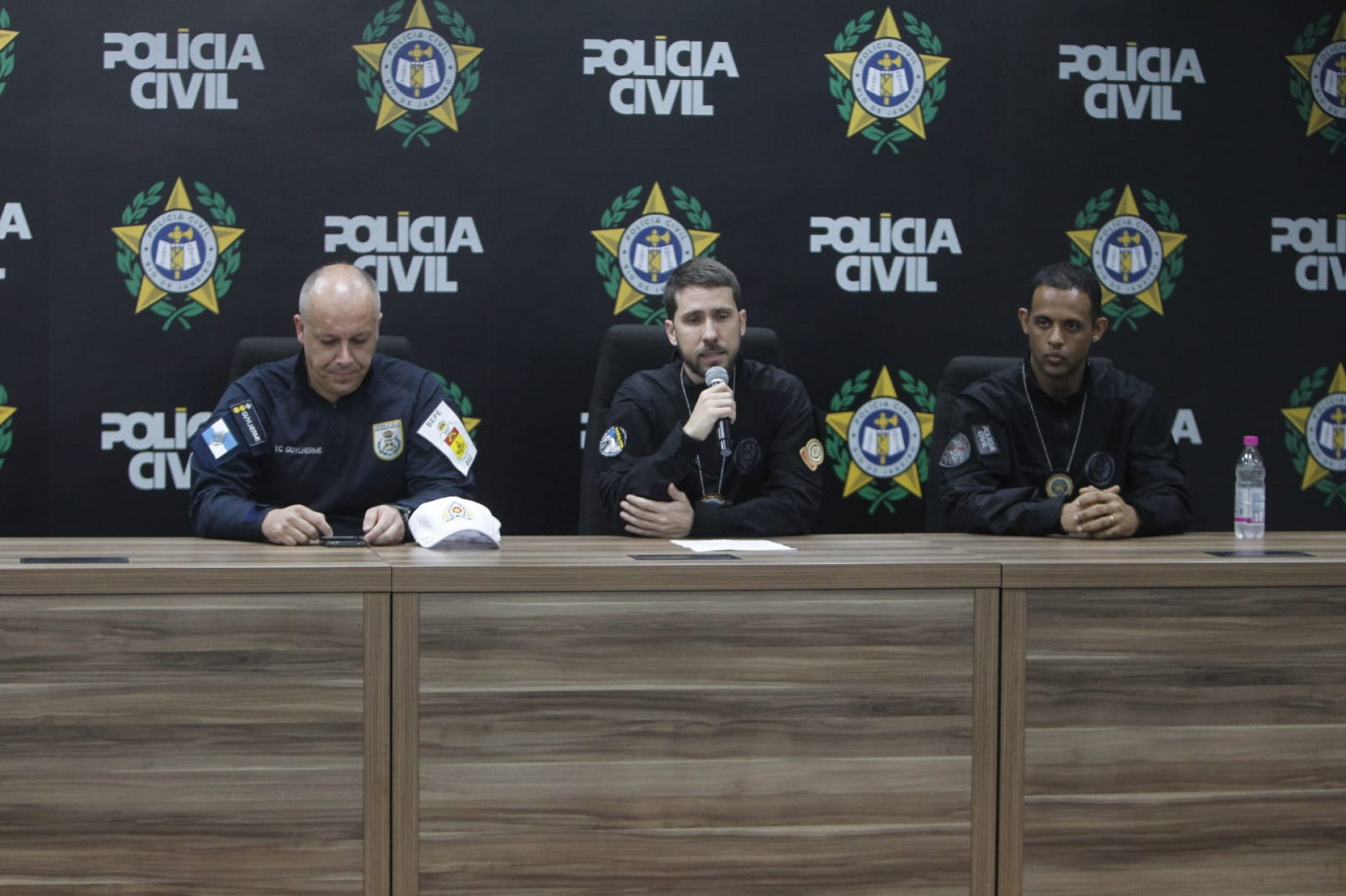 Coletiva na Cidade da Polícia destacou operação contra membros de torcidas organizadas - Reginaldo Pimenta / Agência O Dia