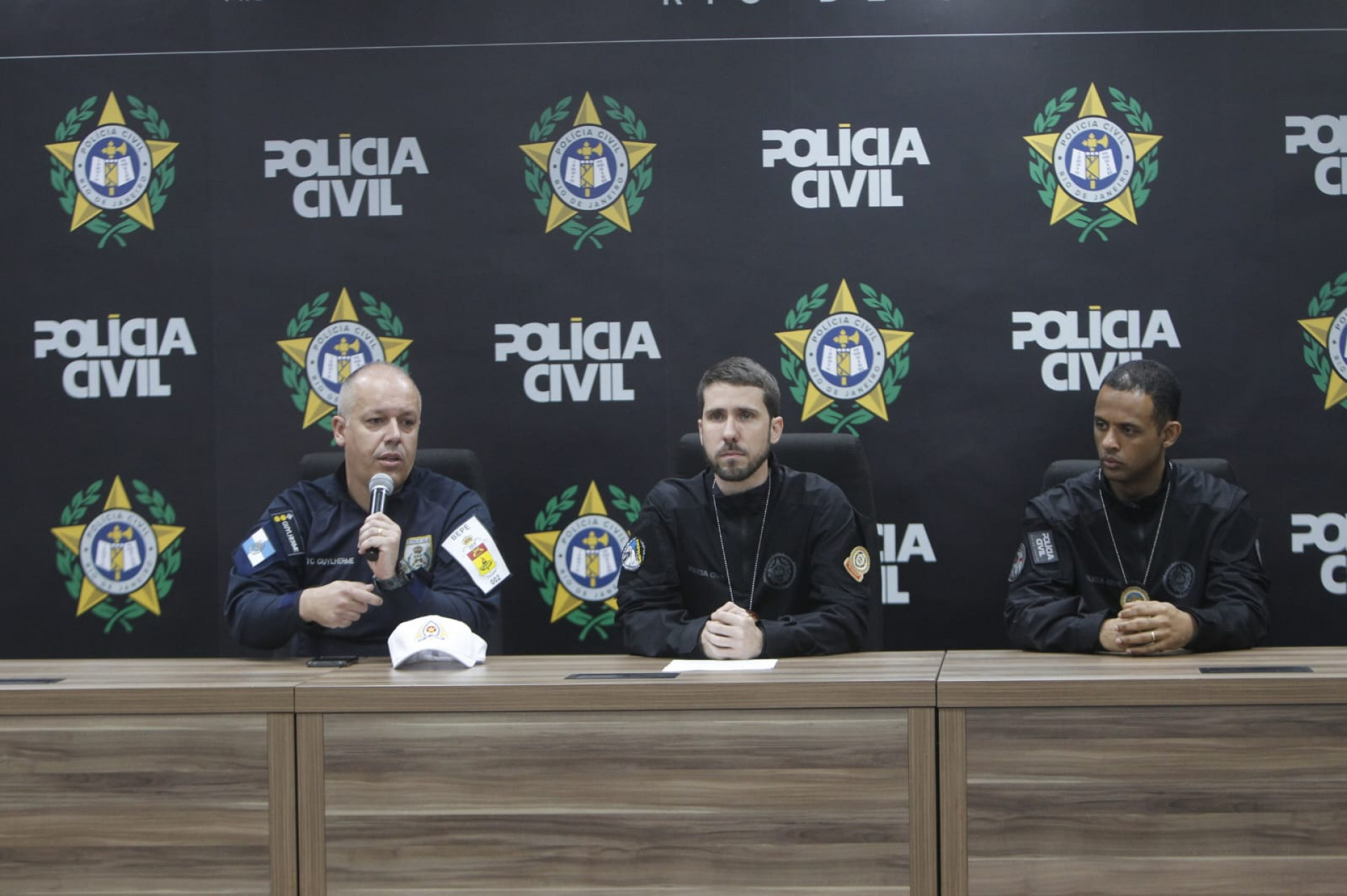 Coletiva na Cidade da Polícia destacou operação contra membros de torcidas organizadas - Reginaldo Pimenta / Agência O Dia