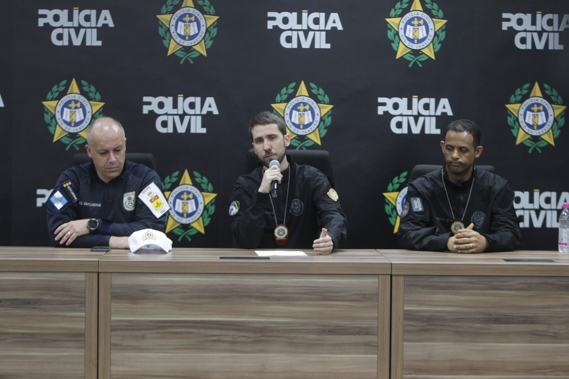 Coletiva na Cidade da Polícia destacou operação contra membros de torcidas organizadas - Reginaldo Pimenta / Agência O Dia