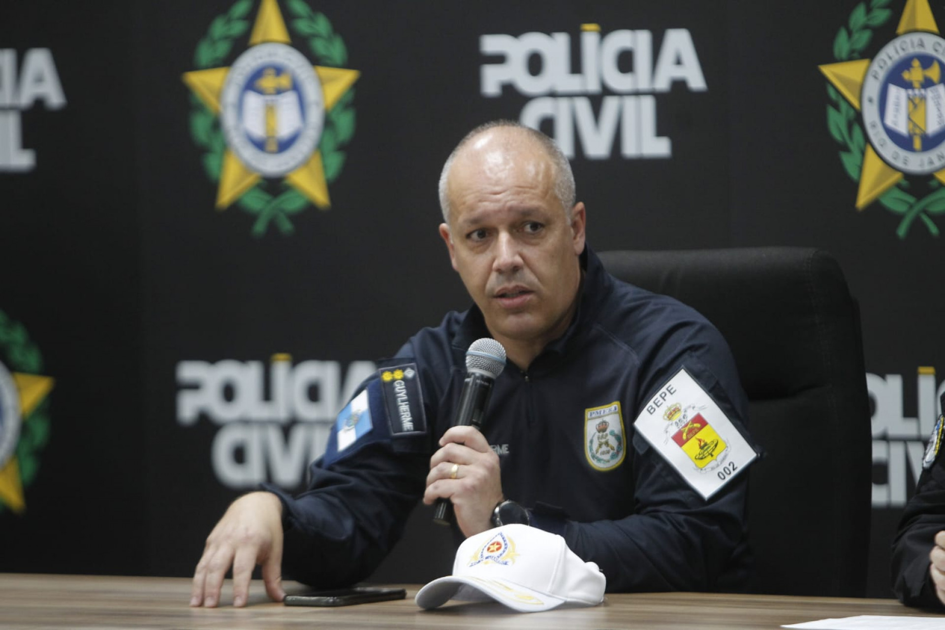 Tenente-coronel Guylherme, subcomandante do Bepe, valorizou monitoramento de torcedores - Reginaldo Pimenta / Agência O Dia