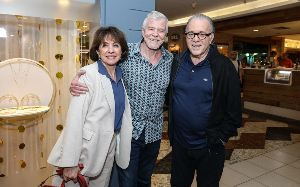 Lidiane Barbosa, Miguel Falabella e Tony Ramos