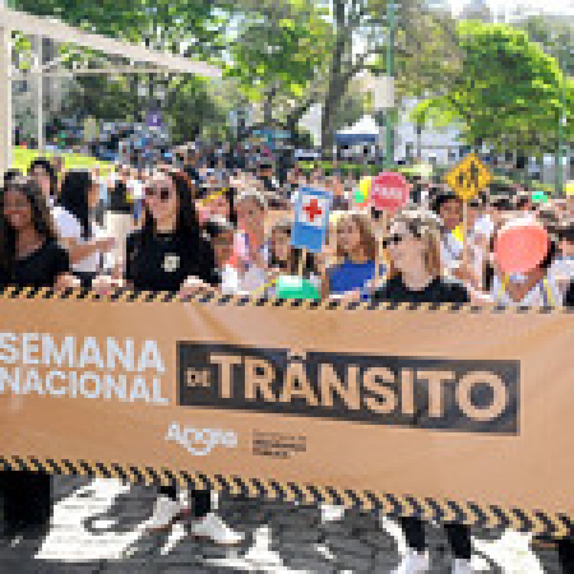 Passeata no centro da cidade - Divulga&ccedil;&atilde;o/PMAR