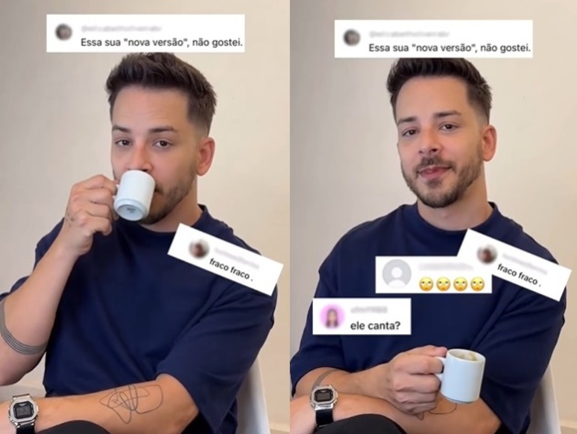 Junior Lima ironizou críticas após declarar ser contra anistia  - Reprodução de Vídeo / X