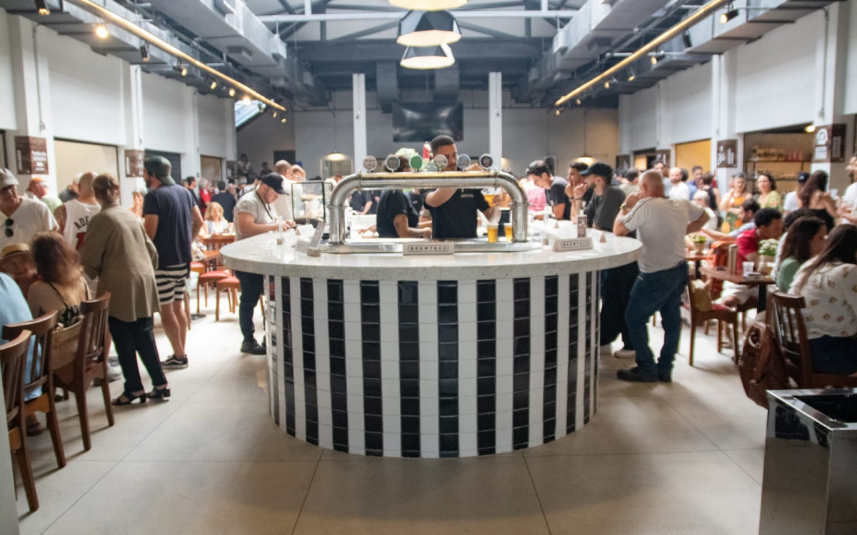 Espaço internado do novo Mercadinho São José