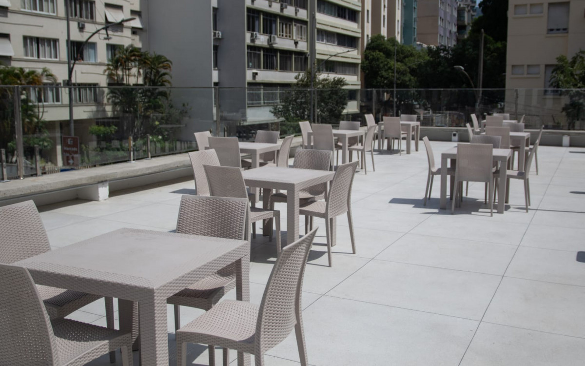 Terraço do novo Mercado São José