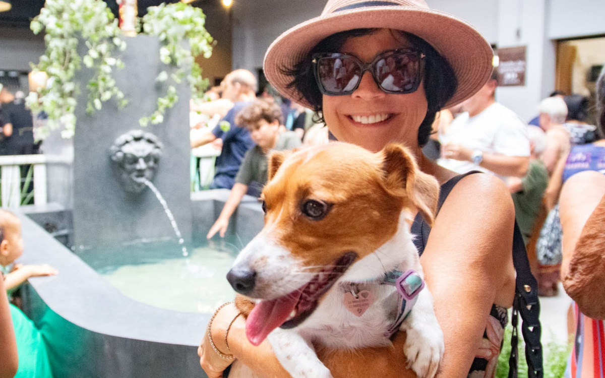 Psicólogo Ana Lúcia de Debize aproveitou o domingo para conhecer o novo espaço