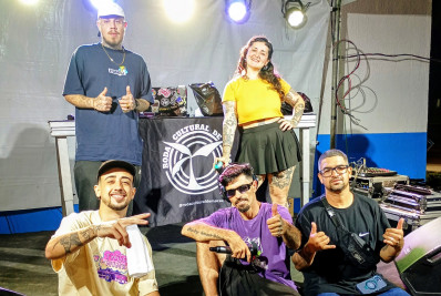 Roda Cultural transforma pista das Malvinas em palco de arte e resistência