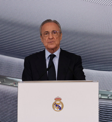 Florentino Pérez é reeleito presidente do Real Madrid