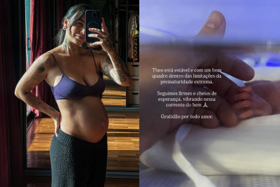 Clara Maia atualiza estado do filho após parto prematuro