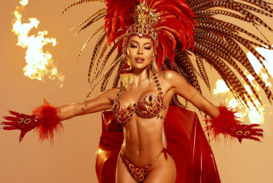 Bia Michelle, ex de MC Gui, é a nova musa do Salgueiro