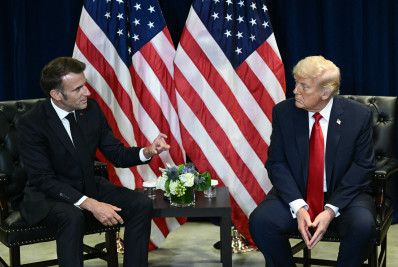 Macron diz que Trump pode ganhar Nobel da Paz se 'parar' guerra em Gaza