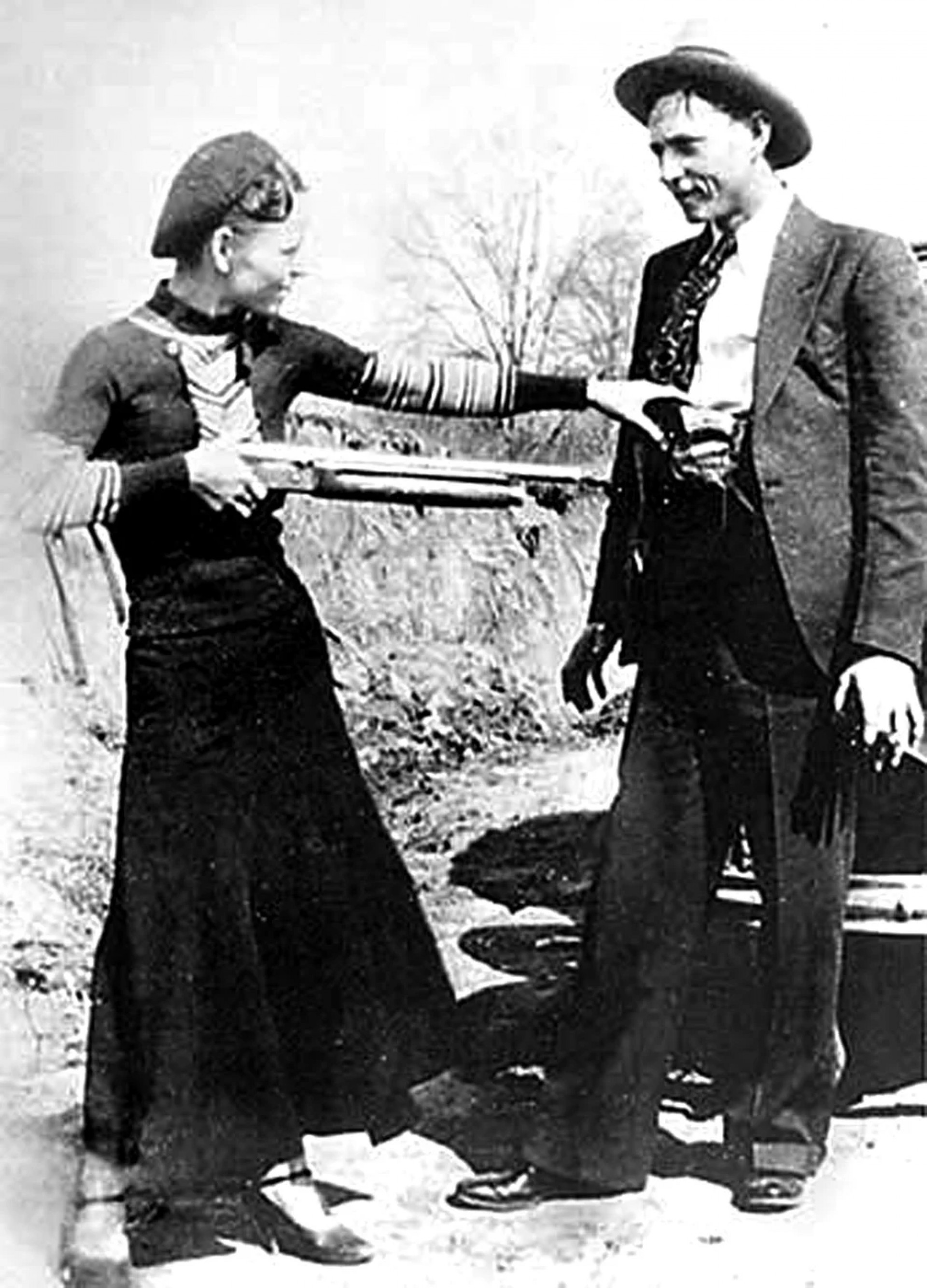Bonnie e Clyde foram um famoso casal de criminosos dos Estados Unidos nos anos 1930 - Divulgação / FBI