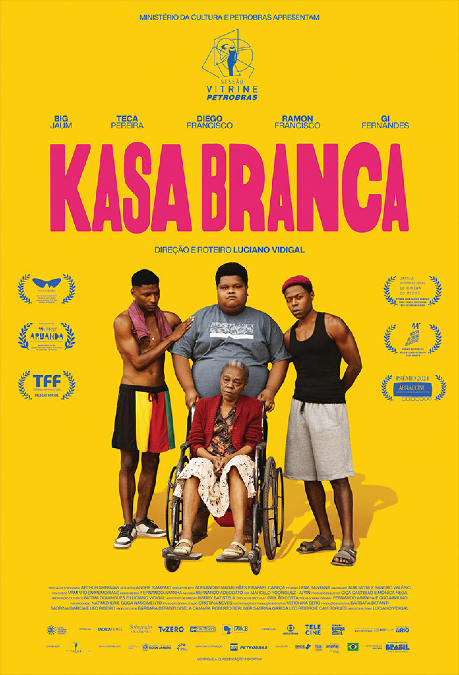 Pôster oficial do filme 'Kasa Branca' - Divulgação