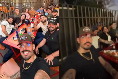 Zé Felipe e Ana Castela aparecem juntos em barzinho e detalhe chama atenção