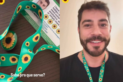 Evaristo Costa explica uso do cordão de girassol e relembra situações constrangedoras