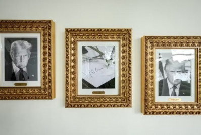 Trump troca foto de Biden por 'caneta automática' na Casa Branca