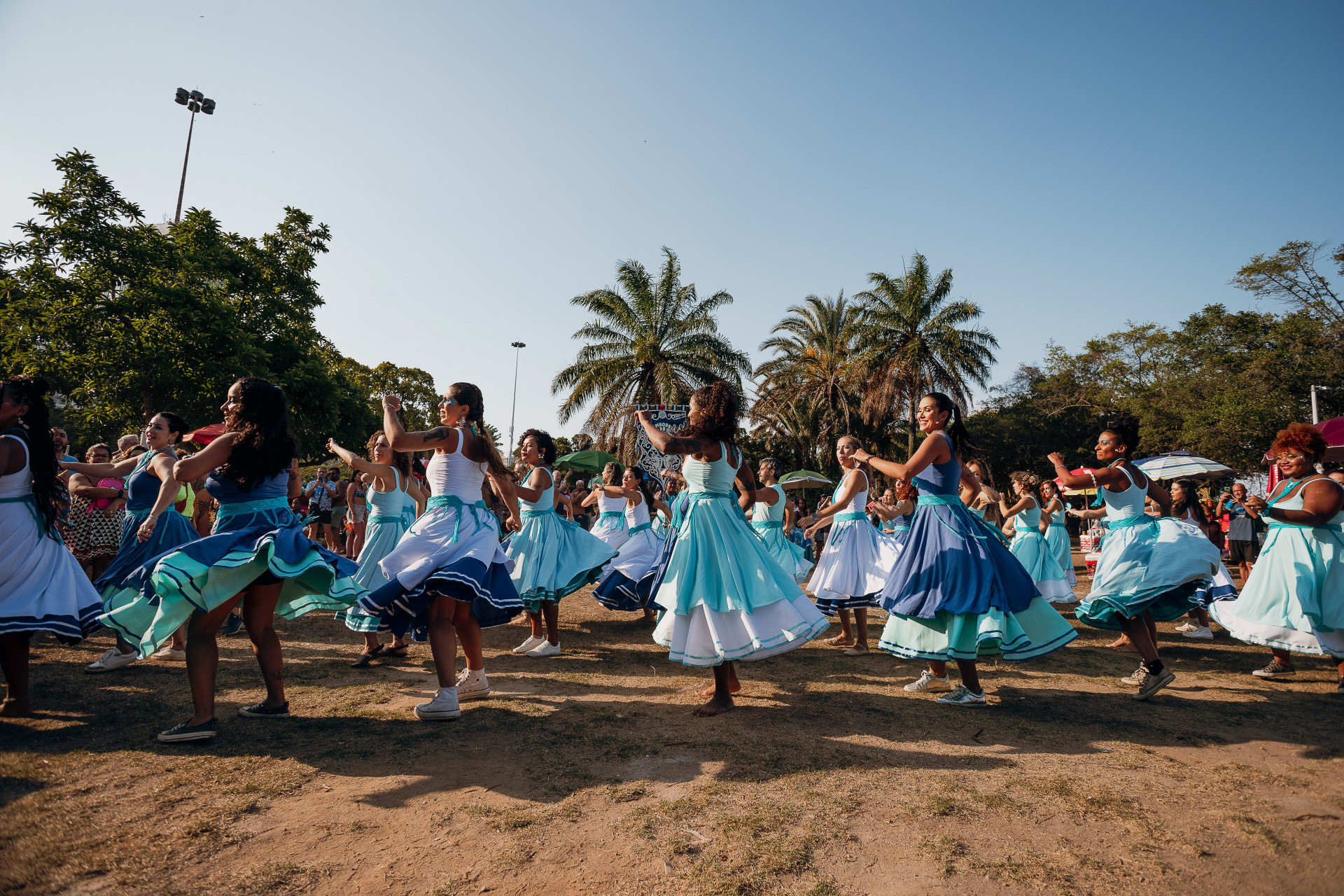 Muita dança durante o evento no Aterro do Flamengo - Divulgação