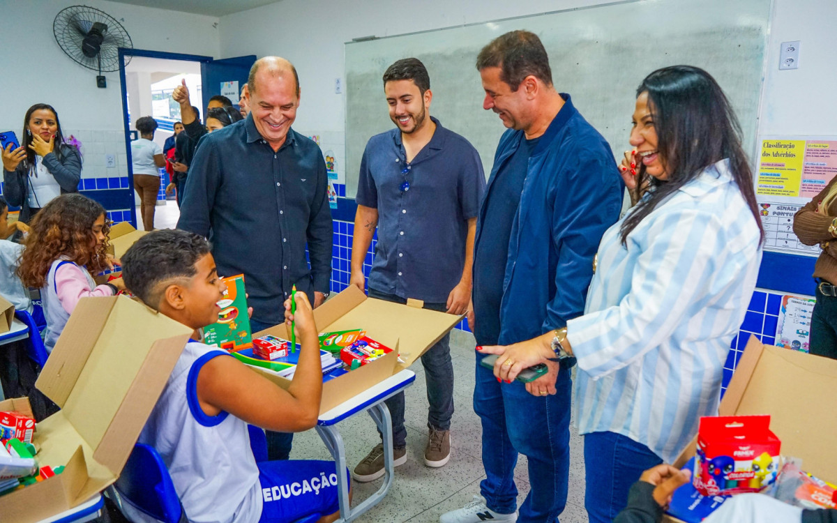 Cinco tipos de kits foram preparados para todas as etapas de ensino