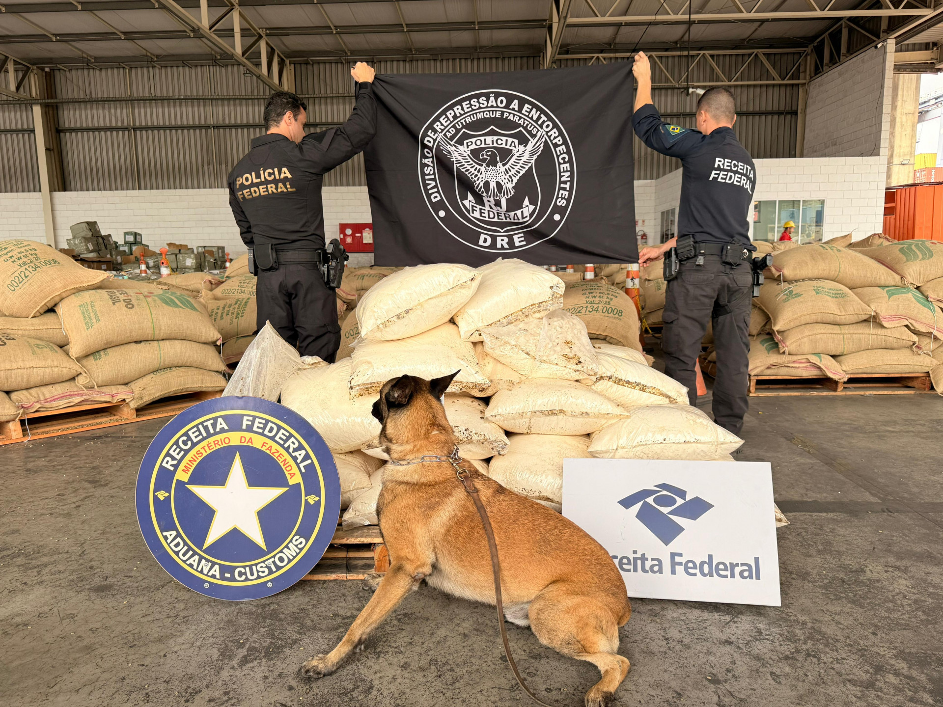 Apreensão foi feita pela Receita e Polícia Federal - Divulgação
