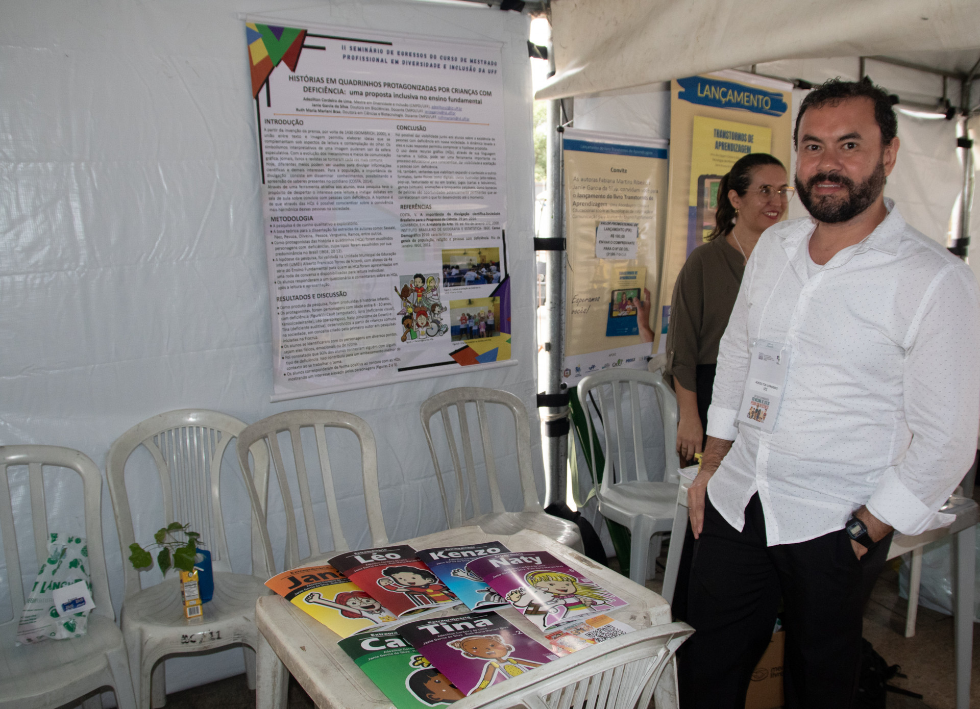 Adezilton Cordeiro foi um dos expositores do evento - &Eacute;rica Martin/Ag&ecirc;ncia O Dia