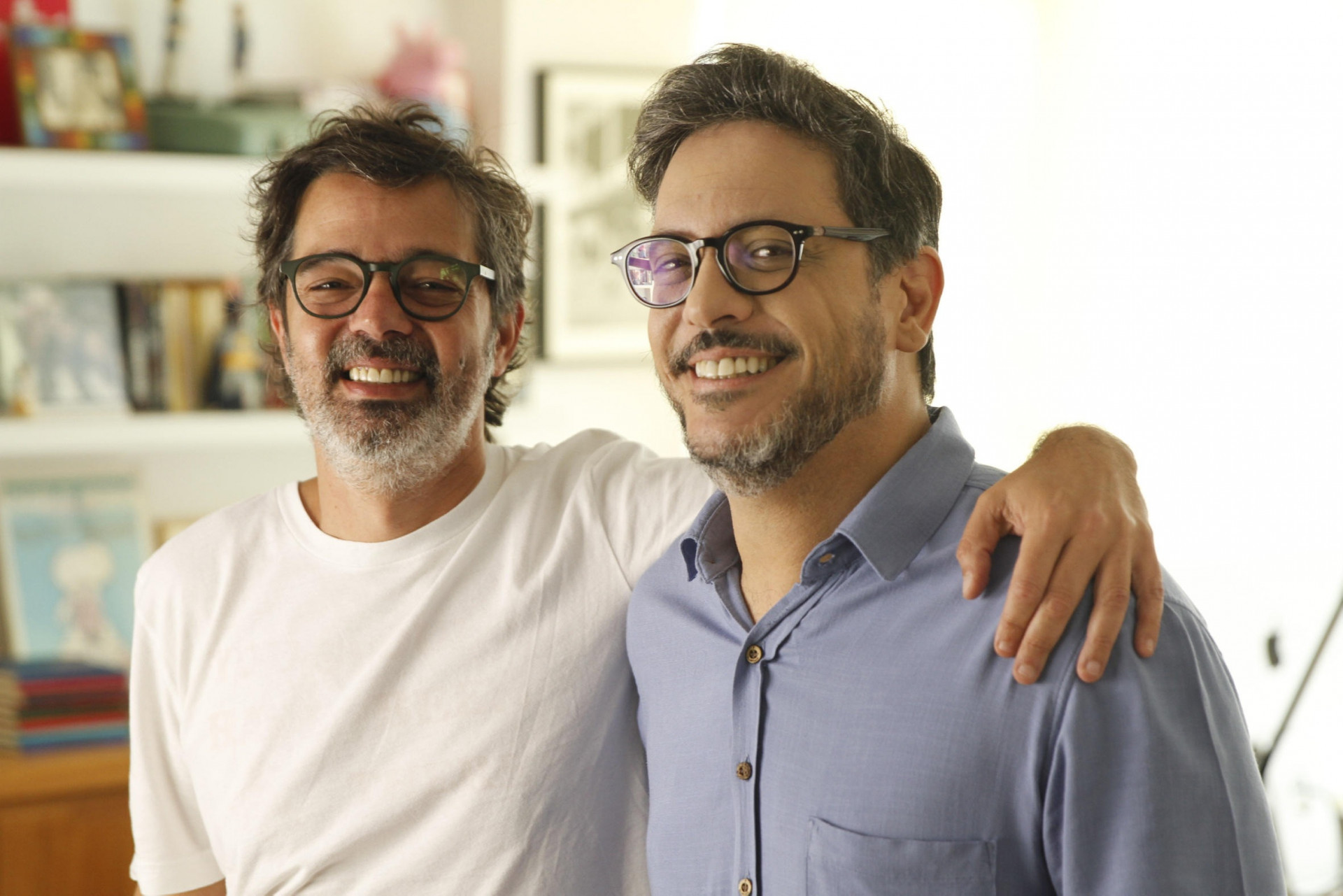 Bruno Mazzeo e Lúcio Mauro Filho - Reynaldo Zangrandi / TV Globo