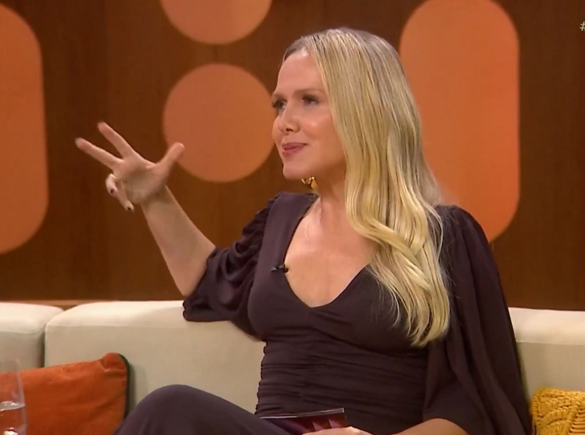 Eliana durante o 'Saia Justa' - Reprodução de vídeo