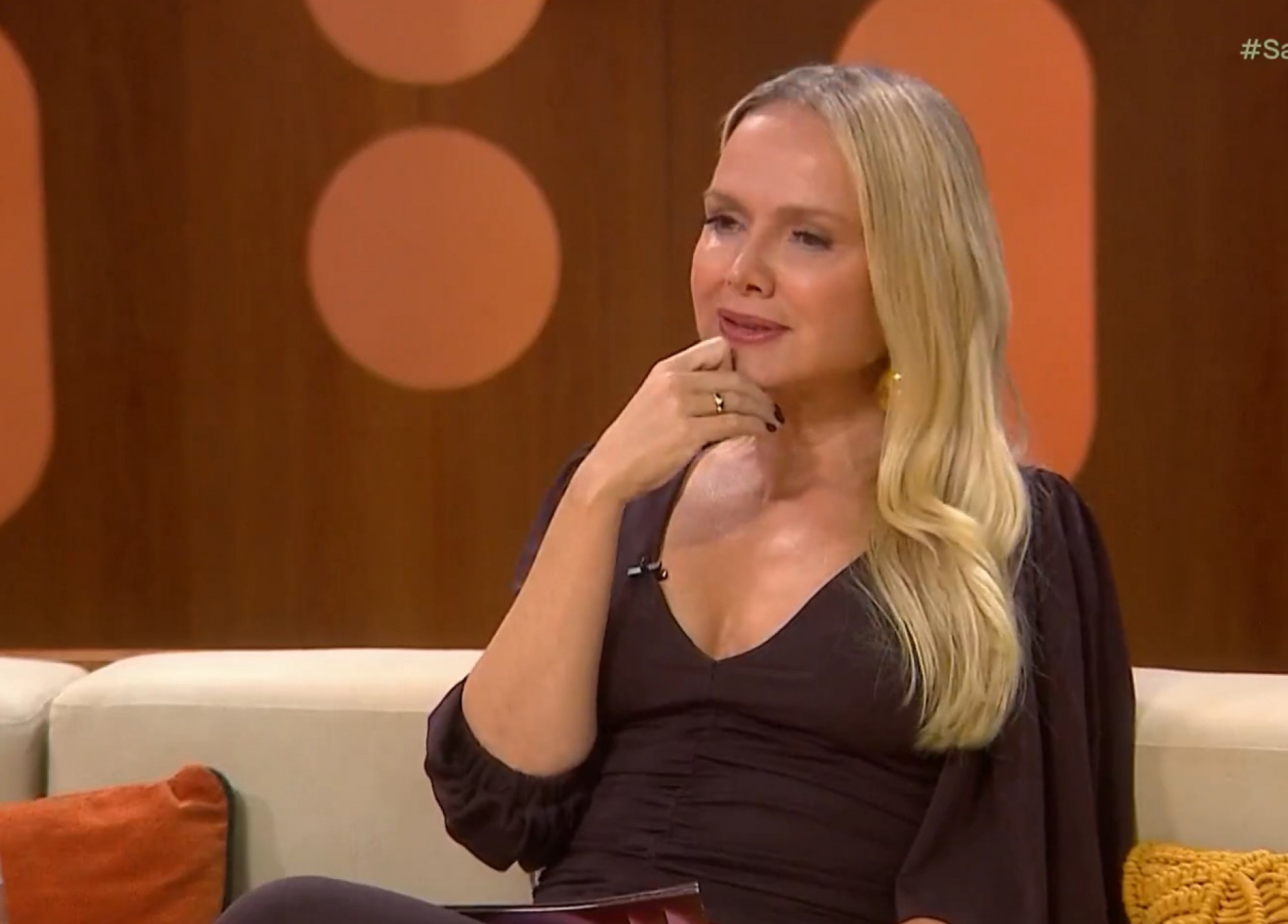 Eliana durante o 'Saia Justa' - Reprodução de vídeo