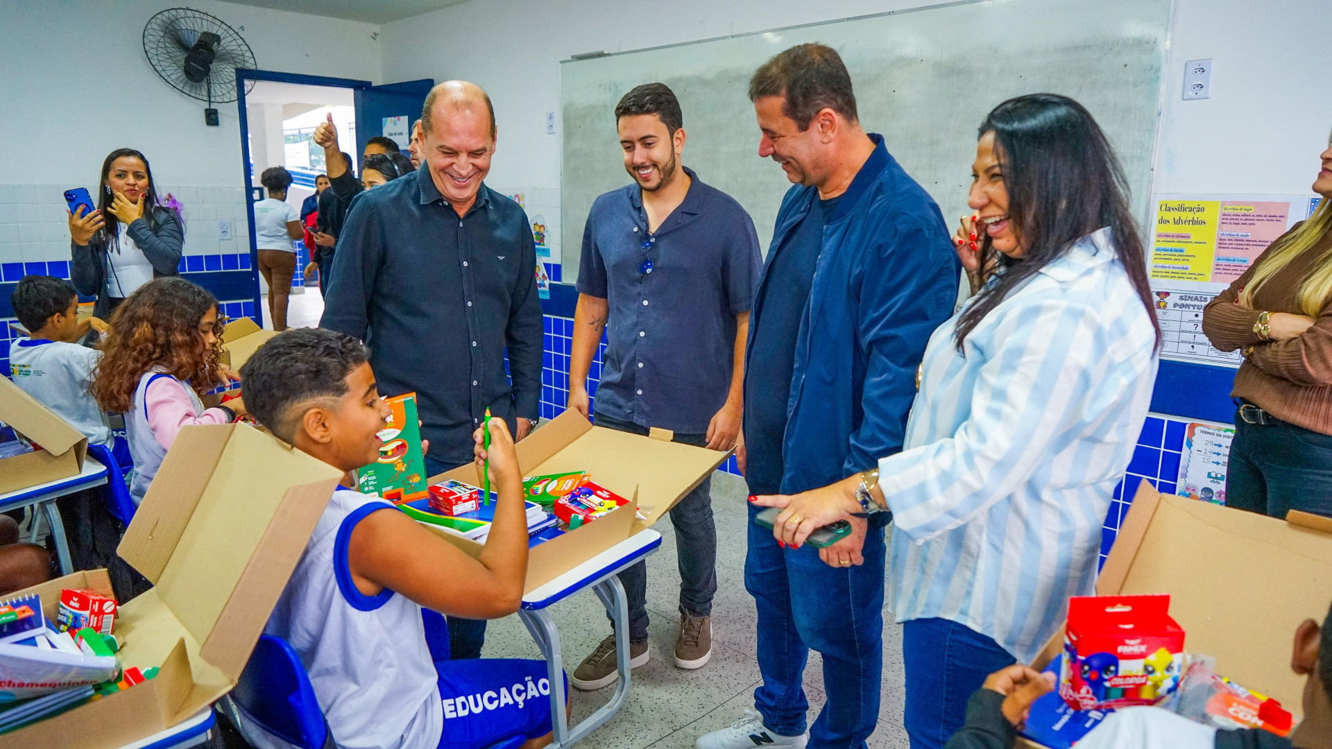 Cinco tipos de kits foram preparados para todas as etapas de ensino - Gilberto Rocha/ PMSJM