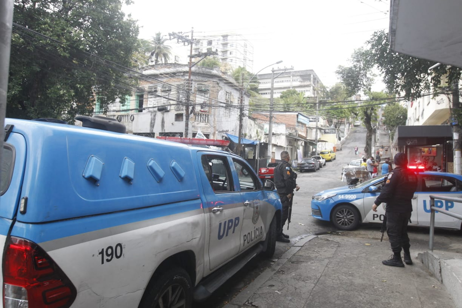 Policiamento foi reforçado no Morro dos Macacos, em Vila Isabel - Reginaldo Pimenta / Agência O Dia