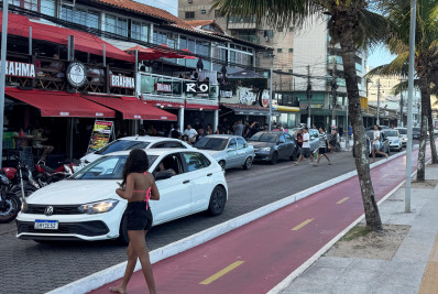 Obras na Avenida Atlântica vão mudar trânsito a partir de segunda em Macaé