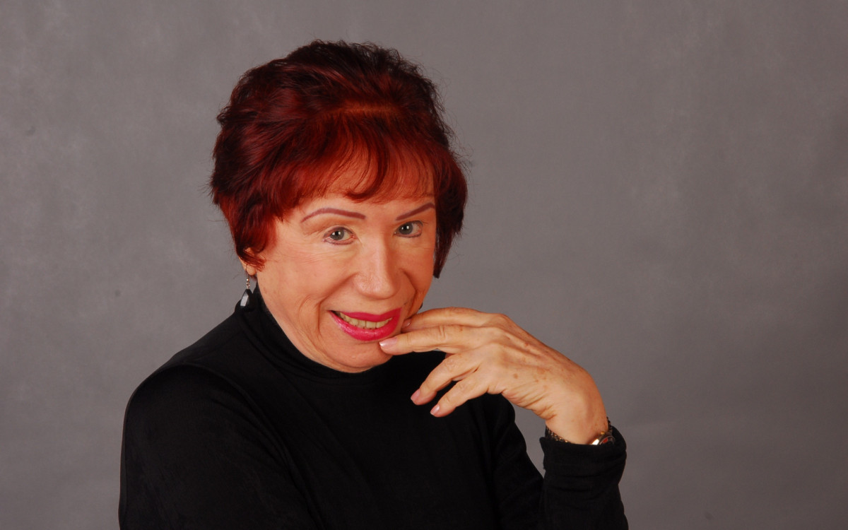 A atriz Berta Loran - TV Globo