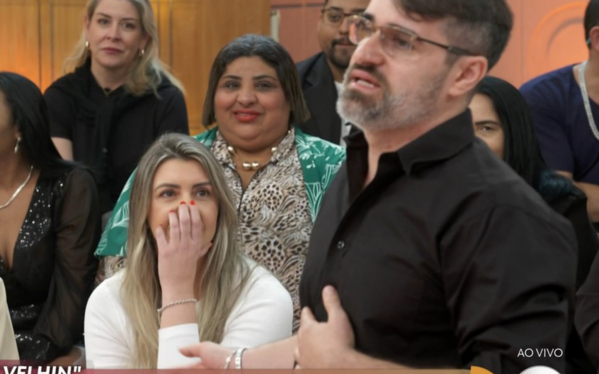 Homem pede namorada em casamento no 'Encontro com Patrícia Poeta' - Reprodução/TV Globo