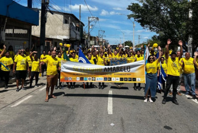 Macaé abraça a vida em 1ª Caminhada Setembro Amarelo