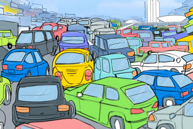 Superlotação nas vias