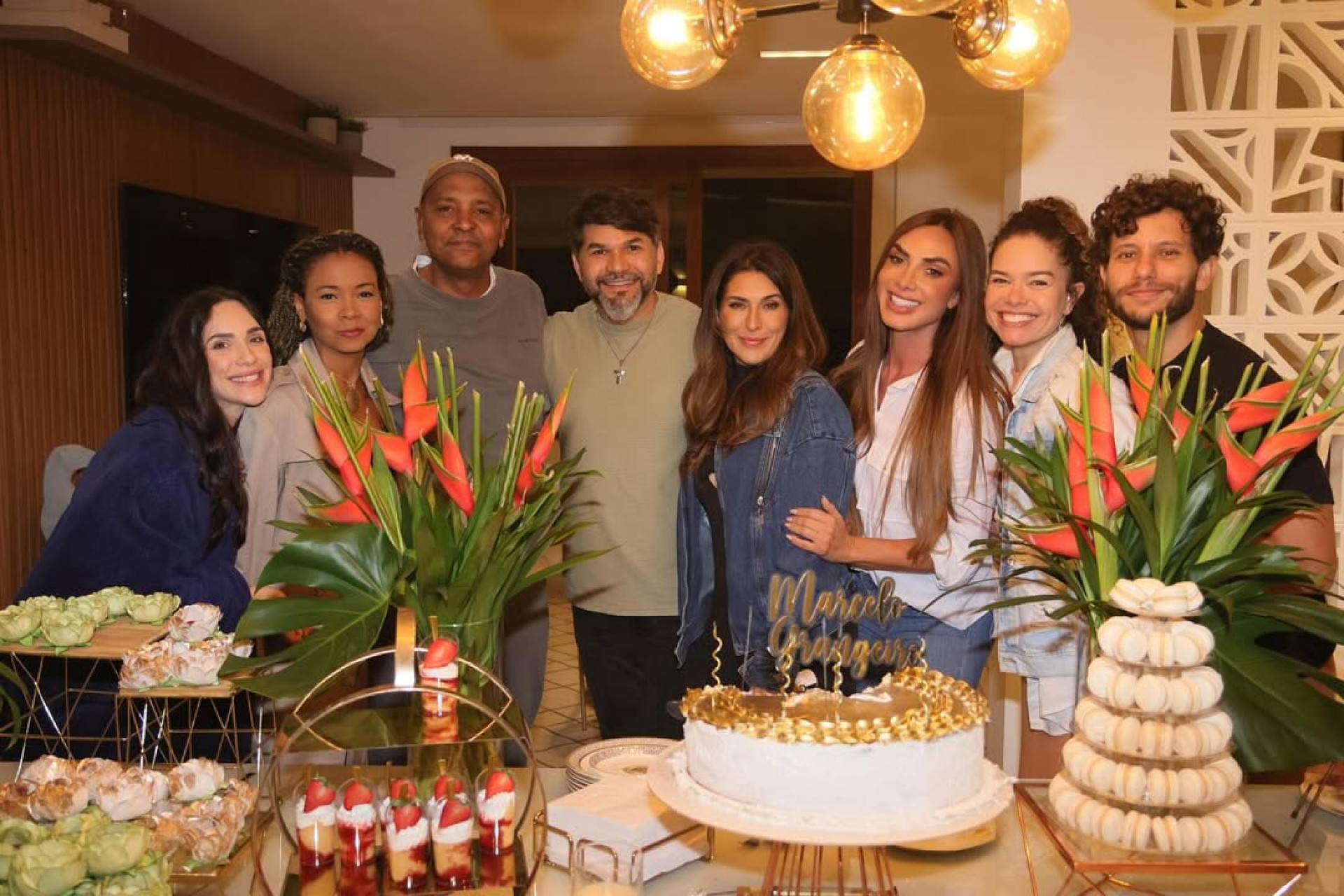 Festa de Nicole Bahls celebrou aniversário do coreógrafo Marcelo Grangeiro - Reprodução/Instagram 