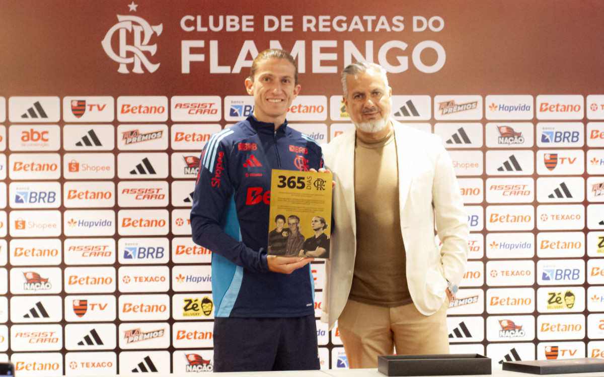 Homenagem a Filipe Luís, técnico do Flamengo