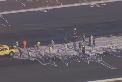 Vazamento de óleo suspende pousos e decolagens no Aeroporto Santos Dumont