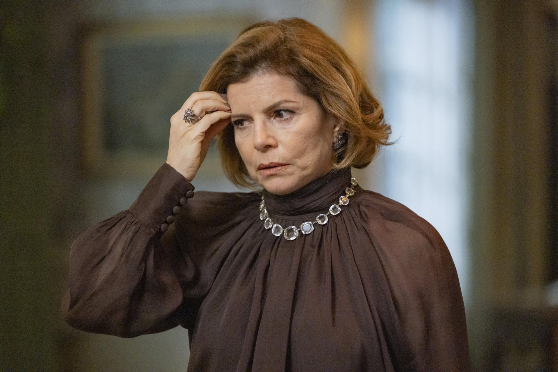 Odete (Debora Bloch) sem acreditar no que está acontecendo - Fabio Rocha/TVGlobo