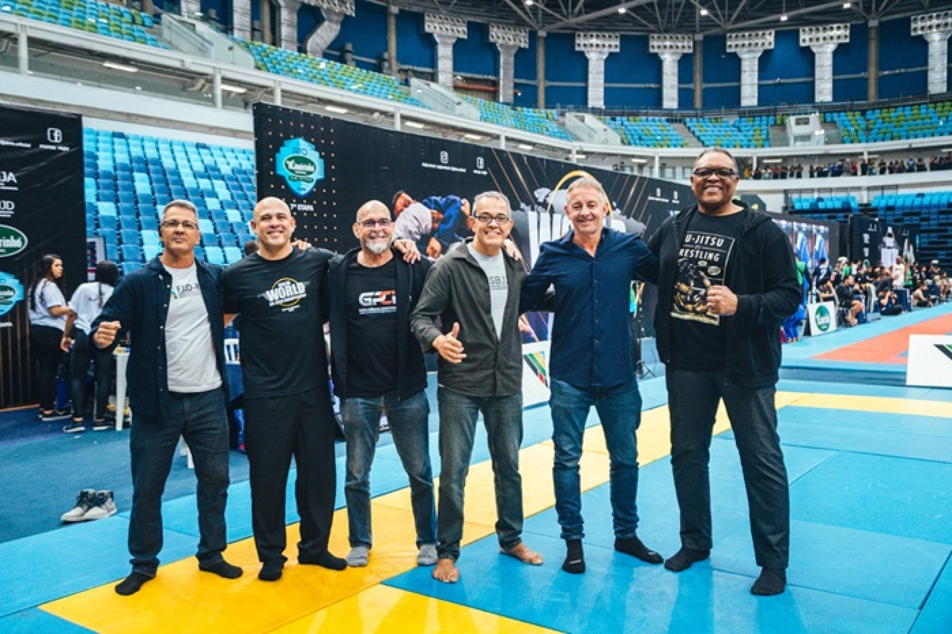 Thaciano, Fábio Rocha, Sylvio Behring, Rogério Gavazza, Oscar Daniotti e Carlão Barreto -  (Foto: ISO)