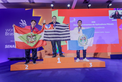 Aluno da Firjan Senai Petrópolis leva medalha de bronze em competição nacional de profissionais técnicos