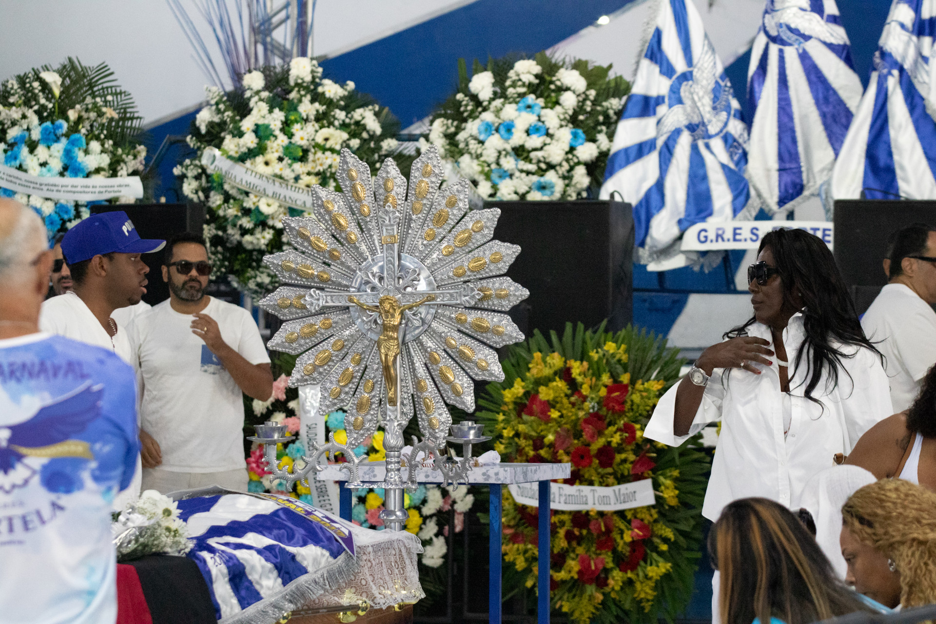 Quadra da Portela ficou lotada durante despedida a Gilsinho - Érica Martin / Arquivo O Dia