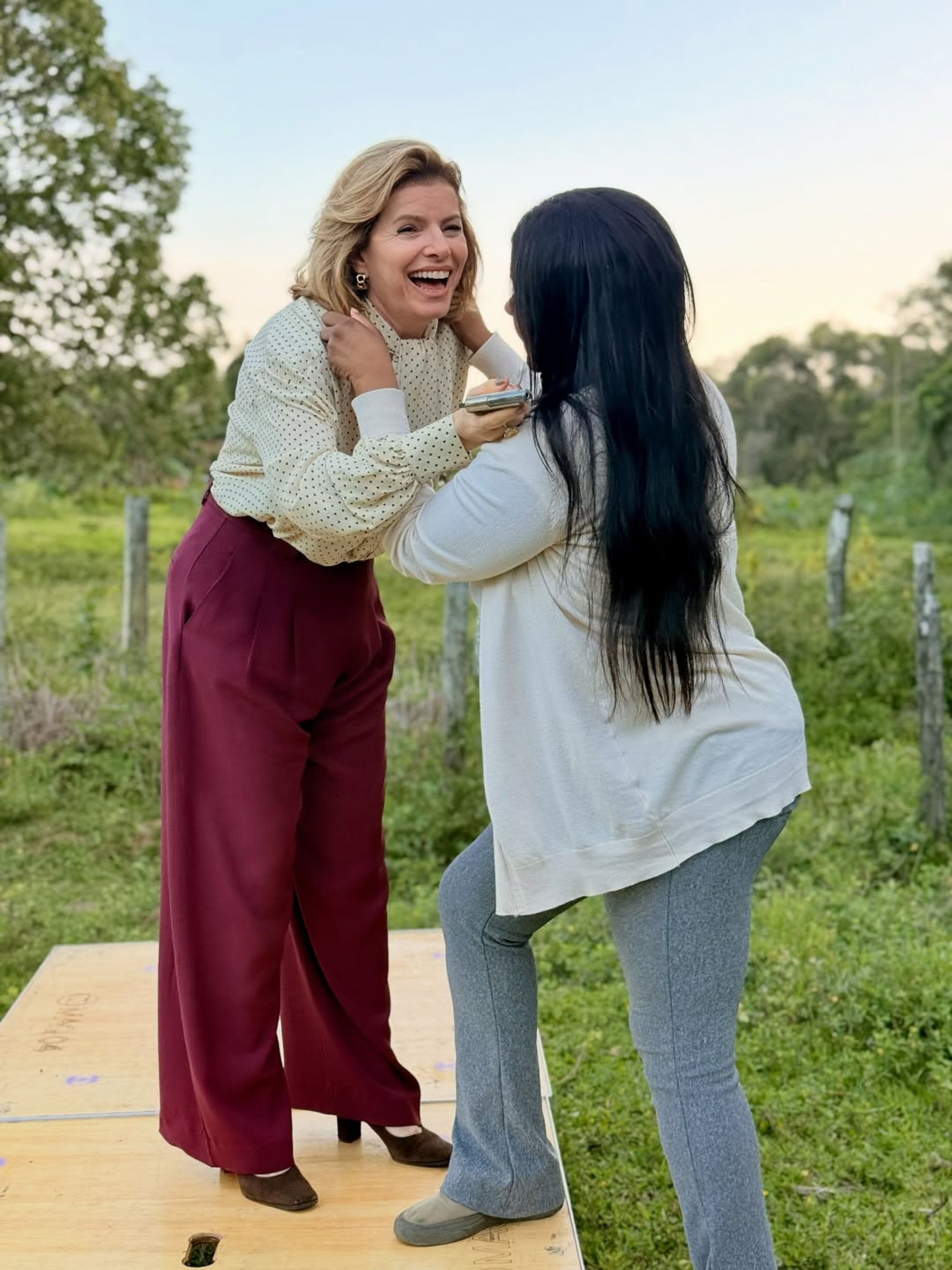 Debora Bloch se divertiu nos bastidores de 'Vale Tudo' - Reprodução/Instagram
