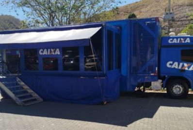 Caminhão Caixa oferece atendimento a micro e pequenos empreendedores em São José do Vale do Rio Preto