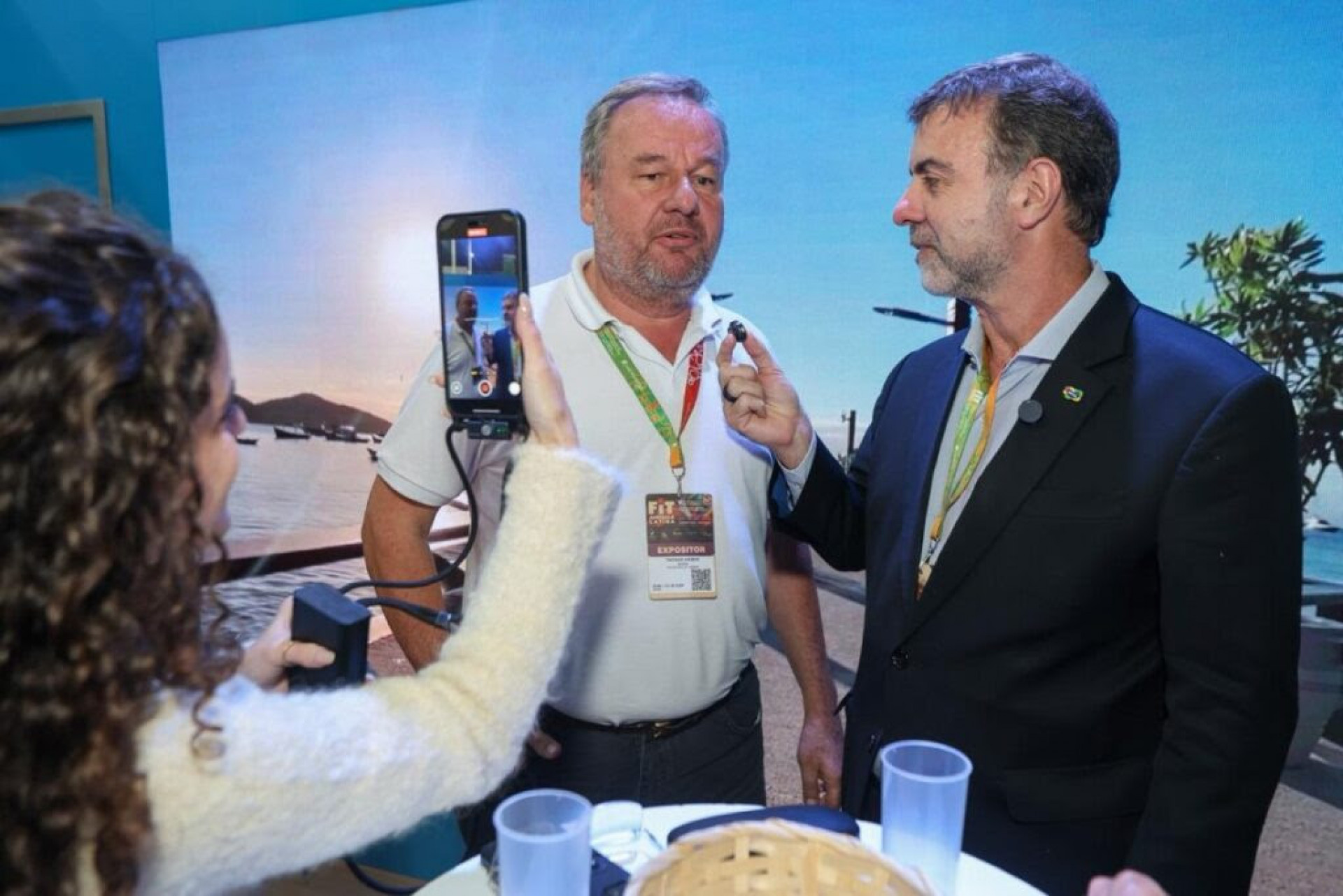 Reunião na FIT com presidente da Embratur - Ascom