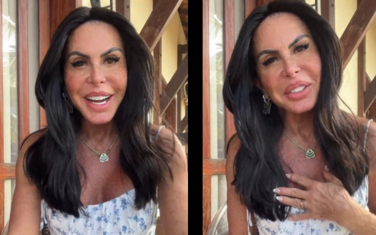 Gretchen surge com novo rosto e chama a atenção - Reprodução/Instagram