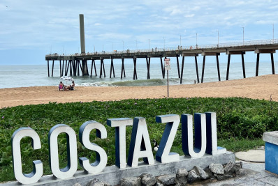 Ícone de Costazul, Píer do Emissário passa por obra de recuperação após seis anos sem manutenção