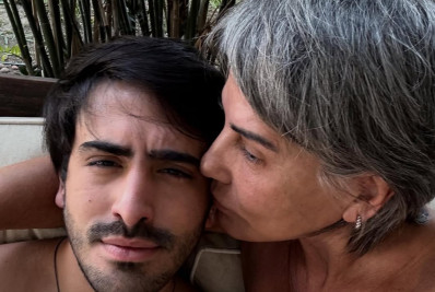 Gloria Pires comemora 21 anos do filho caçula, Bento Morais