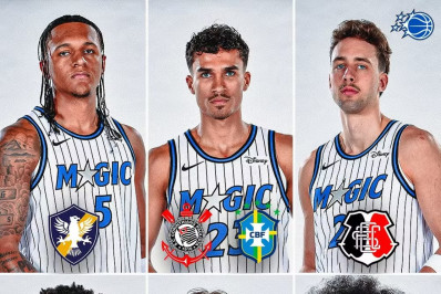 Flamengo e Botafogo são eleitos por jogadores do Orlando Magic como escudos mais bonitos do futebol brasileiro