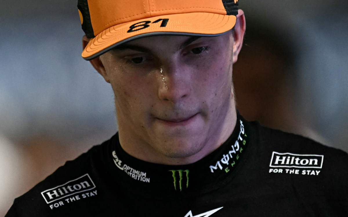 Oscar Piastri não participou da festa do título de construtores da McLaren após o GP de Singapura